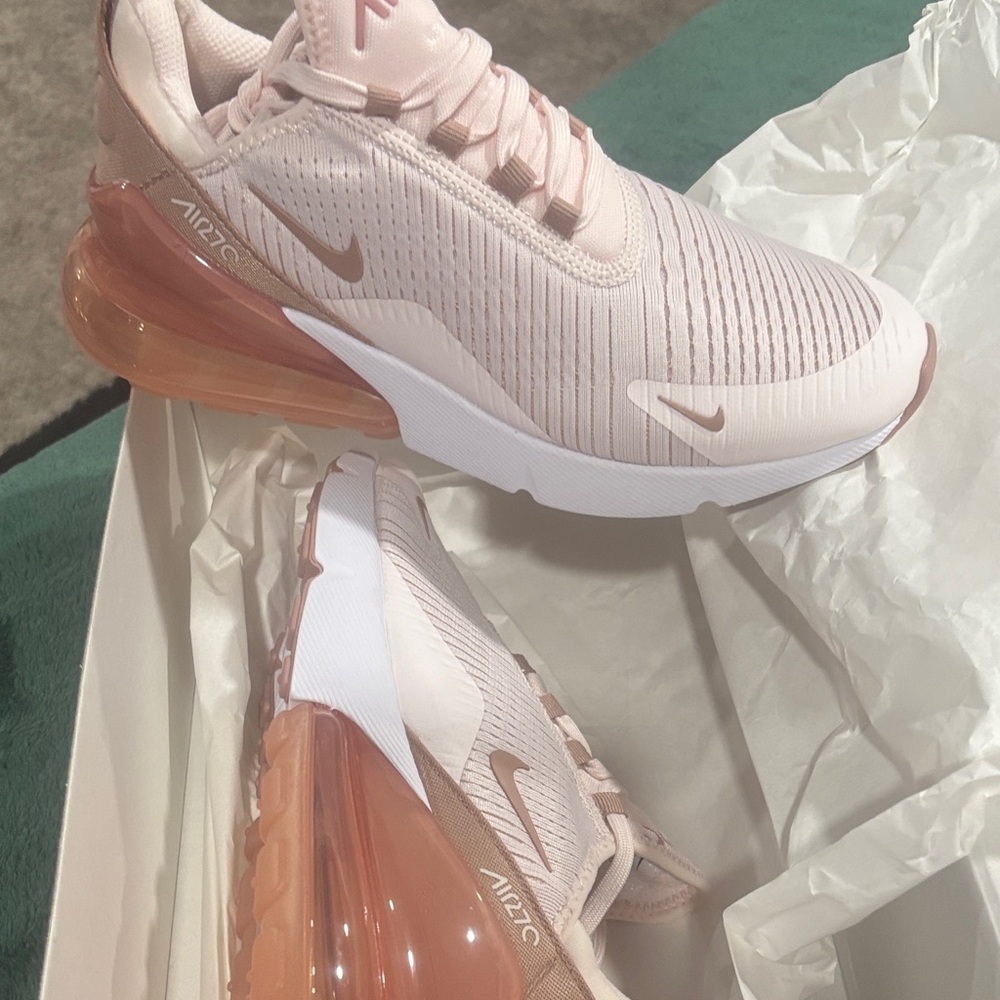 Nike Women's Blush and Peach Air Max Sneakers